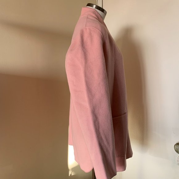 Chico's Reversible Plush Jacket Shaket Mellow Rose Size 2 (12/14) NWT - Picture 9 of 16